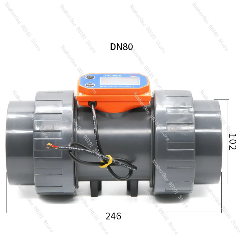 

Цифровой интеллектуальный счетчик воды, расходомер трубопровода из ПВХ, ирригация сельскохозяйственных угодий, датчик расхода жидкости с турбиной большого потока