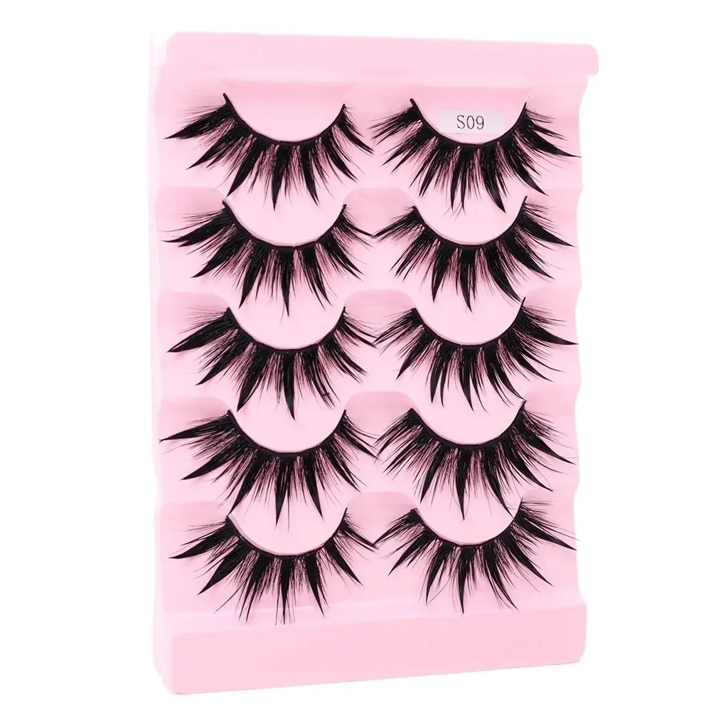 Cruelty-free Soft Band Handmade Craft Extension Wispy Fluffy 3D Faux Mink Eyelashes False Eyelashes Thai Wet Eyelashes