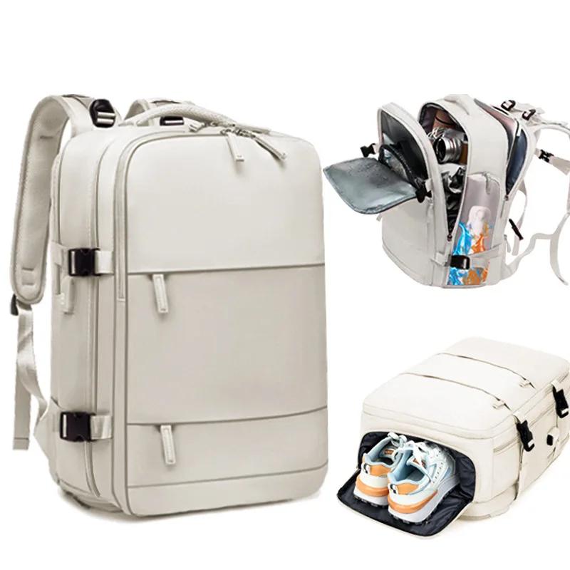 

Городской прогулочный рюкзак большой вместимости, водонепроницаемая многофункциональная дорожная сумка для ноутбука с отдельным отделением для обуви