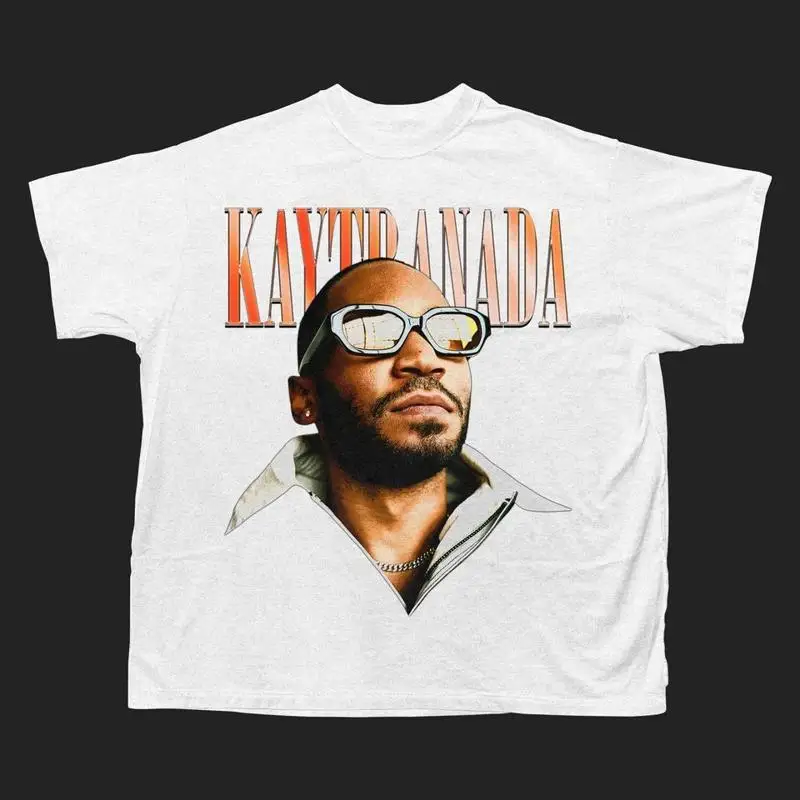 بيع تي شيرت Kaytranada النادر للرجال باللون الأسود بجميع المقاسات