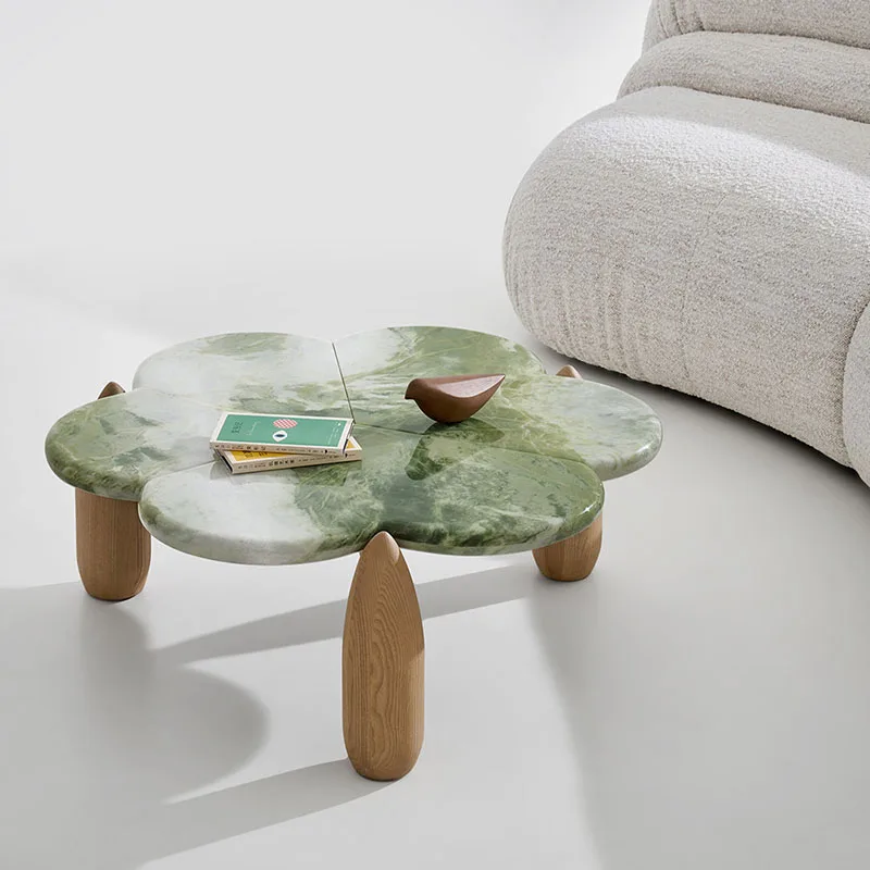 Modern Aesthetic Coffee Table Designer Living Room Simple Clear Unique Side Table Minimalist Center Couchtisch Home Furniture