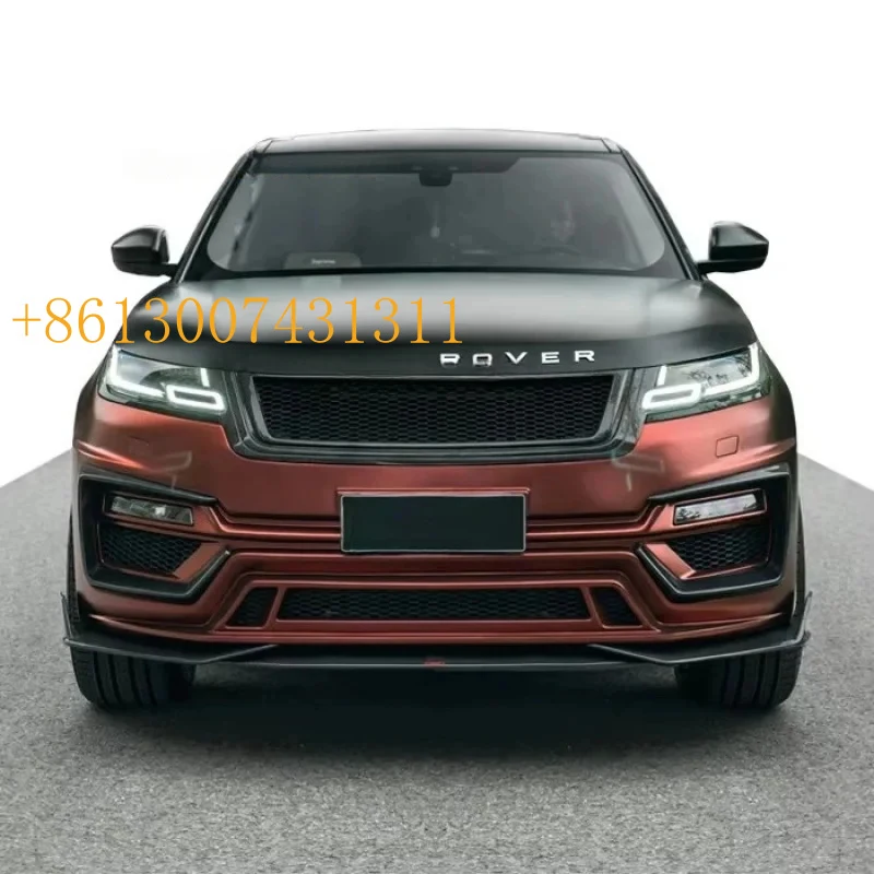 FactoryBody Kit  Rover Velar Front Bumper Wide Flare Carbon Fiber Front Lip Rear Diffuser Side Skirts Trunk Spoiler