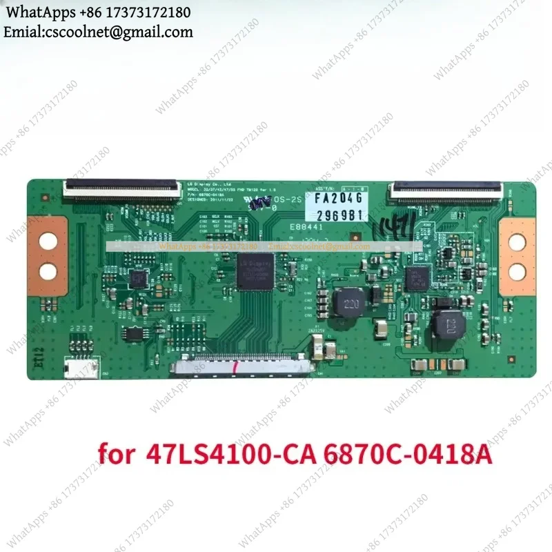 Logic Board 6870C-0418A T-CON Board for 32 37 42 47 55 FHD TM120 Ver 1.0 TV Replacement Part 6870C0418 Electronic Accessories