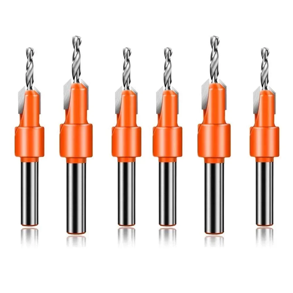 1Pc Countersink Drill Bit Self Tapping Screw Taper 2.8/3/3.2mm Drill Bit Round Shank For Woodworking Carpentry Punching Tool