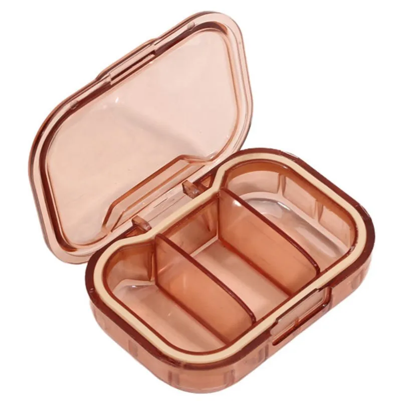 Portable Mini Pill Organizer Case Lightweight Tablet Medicine Storage Container Drug Dispenser Compact Travel Pills Carry Boxes