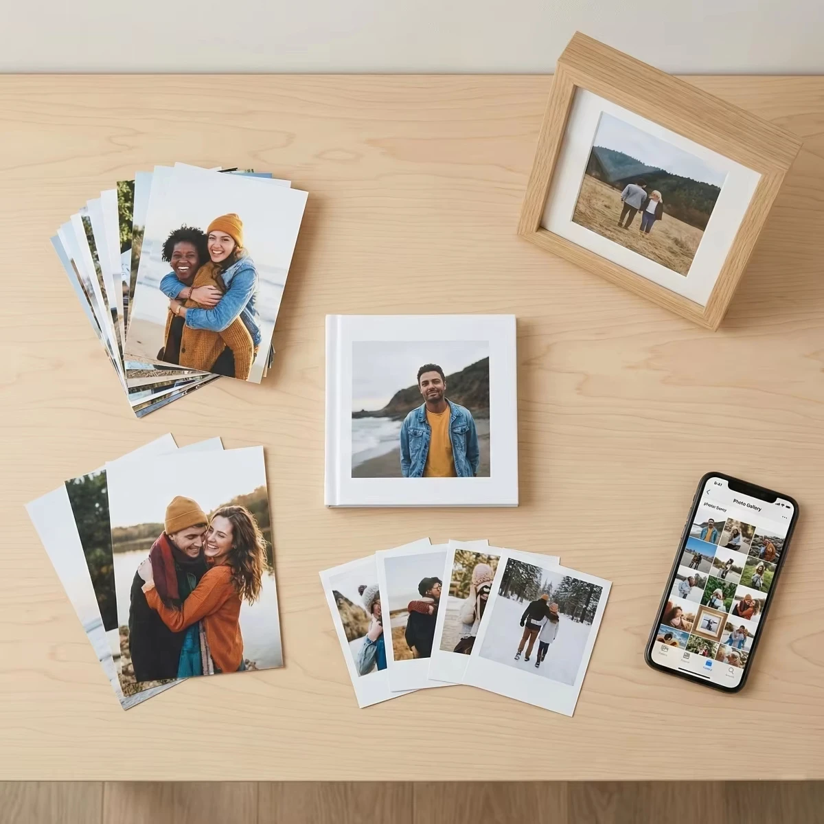 2/5/10 pièces de photos polaroid personnalisées sur disque vinyle, cadeaux personnalisés pour animaux de compagnie et couples, pour les souvenirs de fiançailles et d'anniversaire