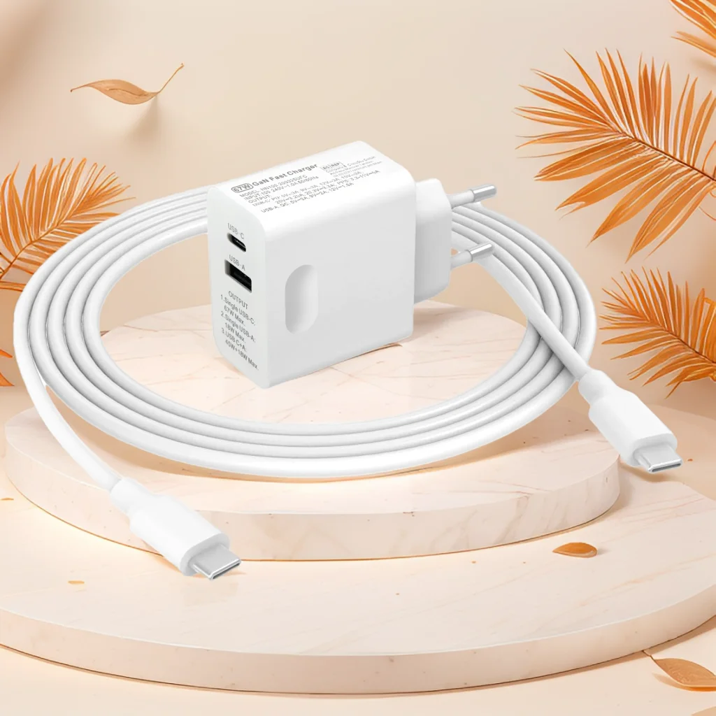 GaN Fast Charger 67W – USB C PD 3.0 Wall Charger for MacBook Pro/Air, iPhone 15 Pro Max, Samsung Galaxy S23 Ultra, iPad Pro,