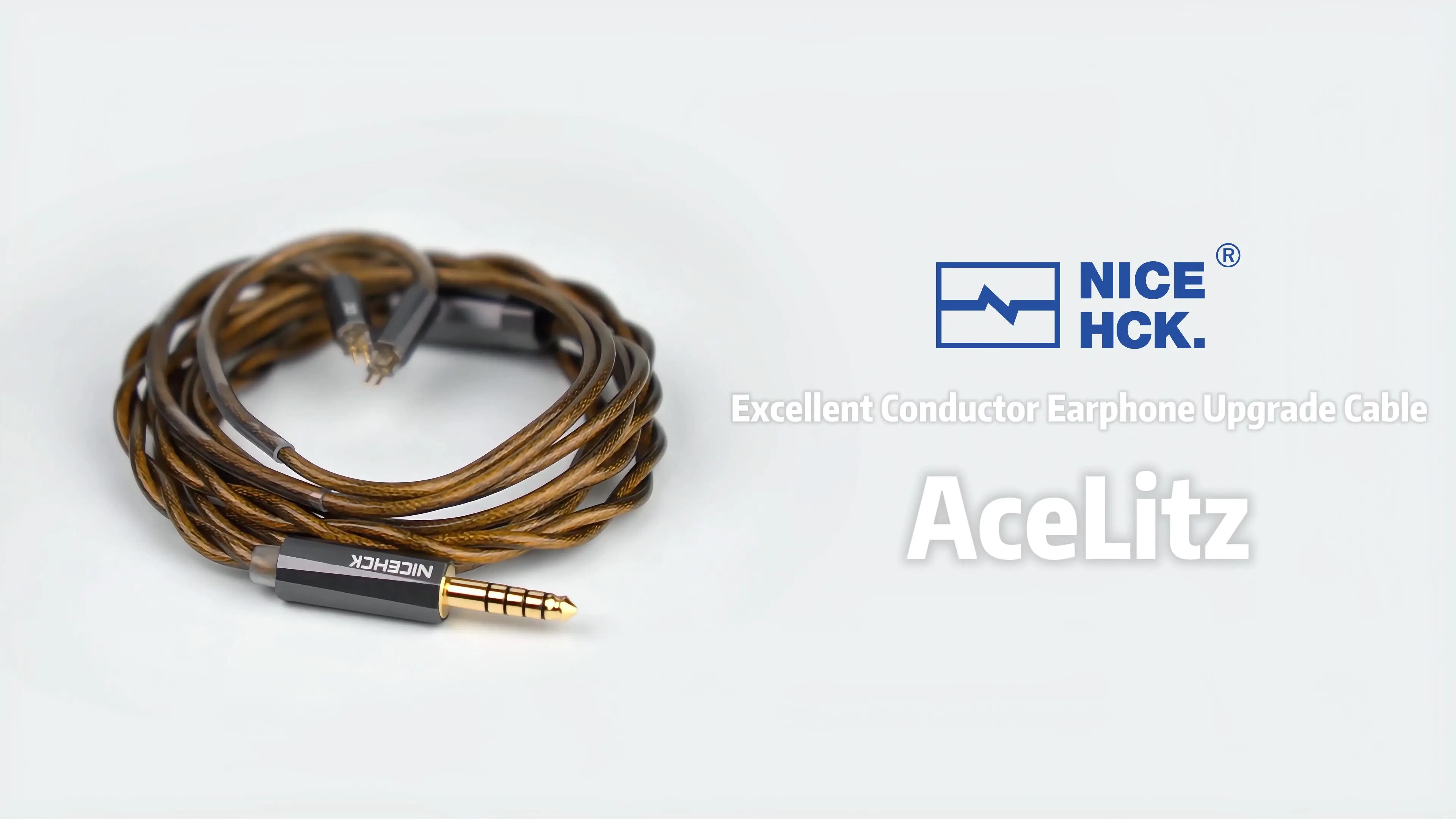 NICEHCK AceLitz 0.78mm 2Pin 4.4mm ケーブル HiFi イヤホン用