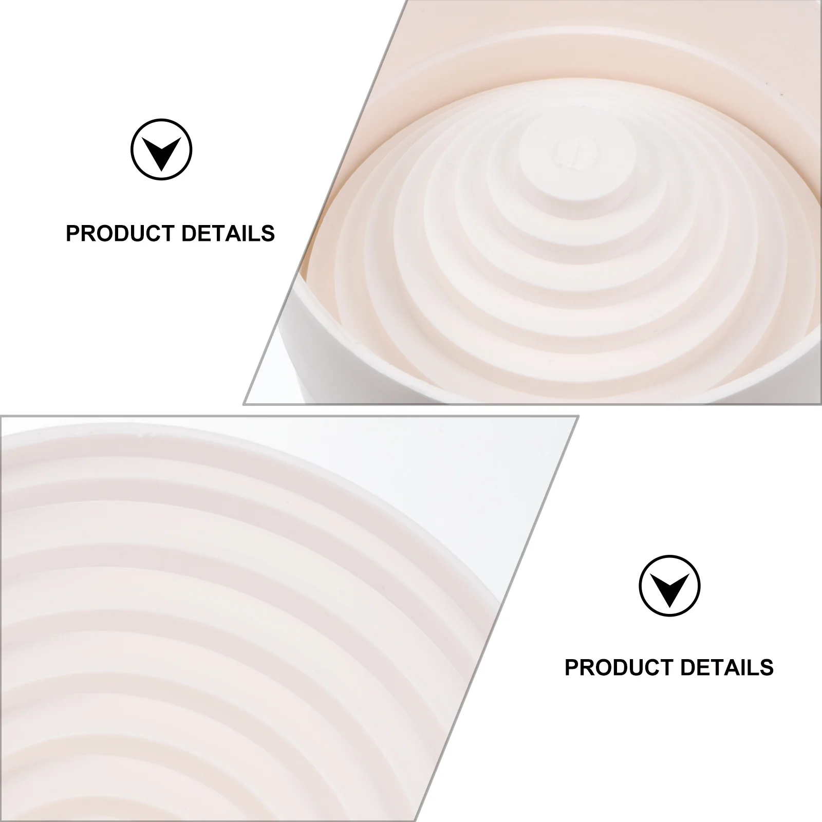 

3 pcs Plastic Stand Round Bottom Flask Flask Pad Multi-Level Steps Stackable Wear Resistant Acid Alkali Proof Sturdy