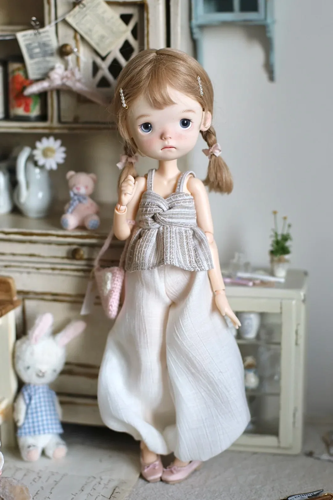

New sd bjd doll 1/6 complete set, nude doll, Little P cute girl, high-quality resin toy, birthday gift dolls, available now