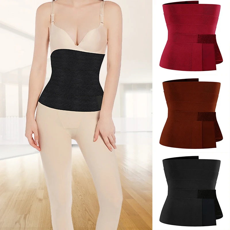 Snatch Me Up Bandage Wrap Lumbar Waist Support Belt Waist Trainer For Women Adjustable Belly Waist Wrap Women Shapewear 3/4/5/6m