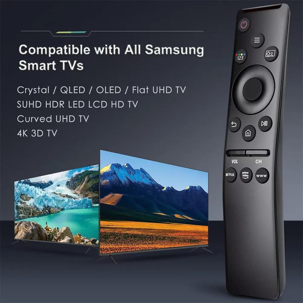 Universal Remote Control for Samsung TV LED QLED UHD SUHD HDR LCD HDTV 4K 8K 3D Smart TVs with Netflix Prime Video WWW  Buttons
