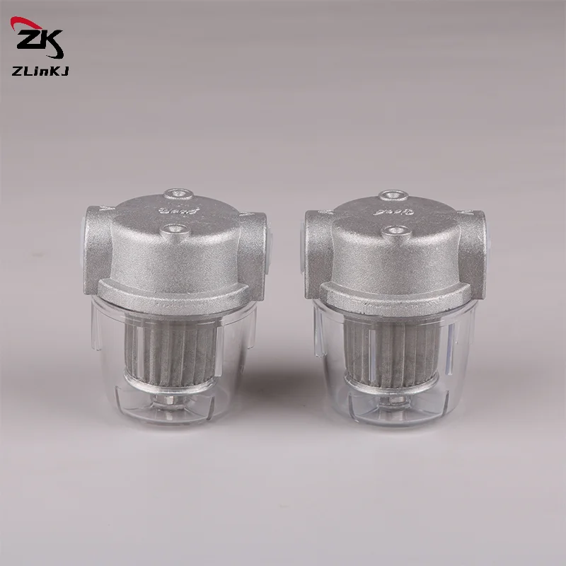 1PCS High Quality Oil Filter For Oil Burner Transparent P.C. Cup 1/4" 3/8" Small Diesel Fuel Filter For Boiler 25L/H