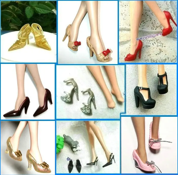 multi joint doll accessories doll shoes High heeled high heels fashion shoes casual shoes suitable for 30cm doll