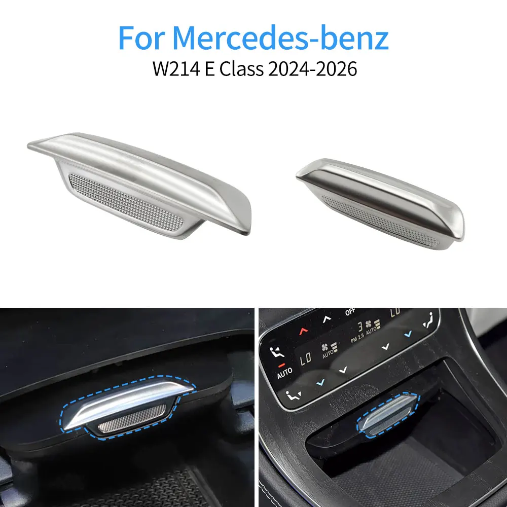 

For Mercedes W214 Car Front Rear Storage Box Switch Glove Box Release Electroplating Button For Benz E Class E200 E260 E300 E400