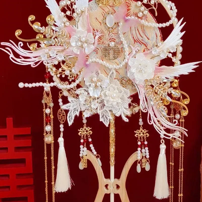 Tuanfan Bridal Wedding Material Package Xifan Ancient Style Xiuhe Double Sided Practical Wedding Gifts for Newlyweds Elegant