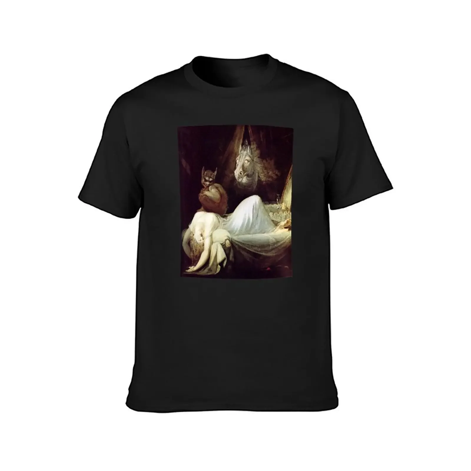 HD The Nightmare, by John Henry Fuseli HIGH DEFINITION T-Shirt cotton graphic tees blanks mens shirts graphic tee