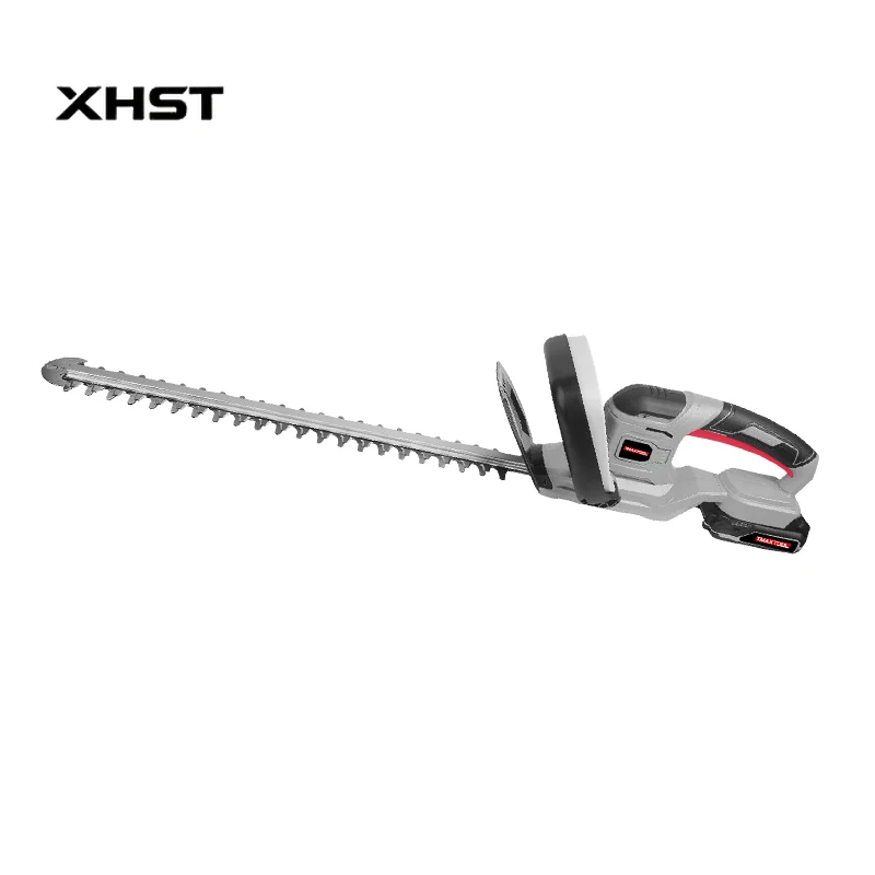 Shrub Trimmer Tool Safety Switch 18Inch Aluminum Dual Action Blades Cordless Hedge Trimmer
