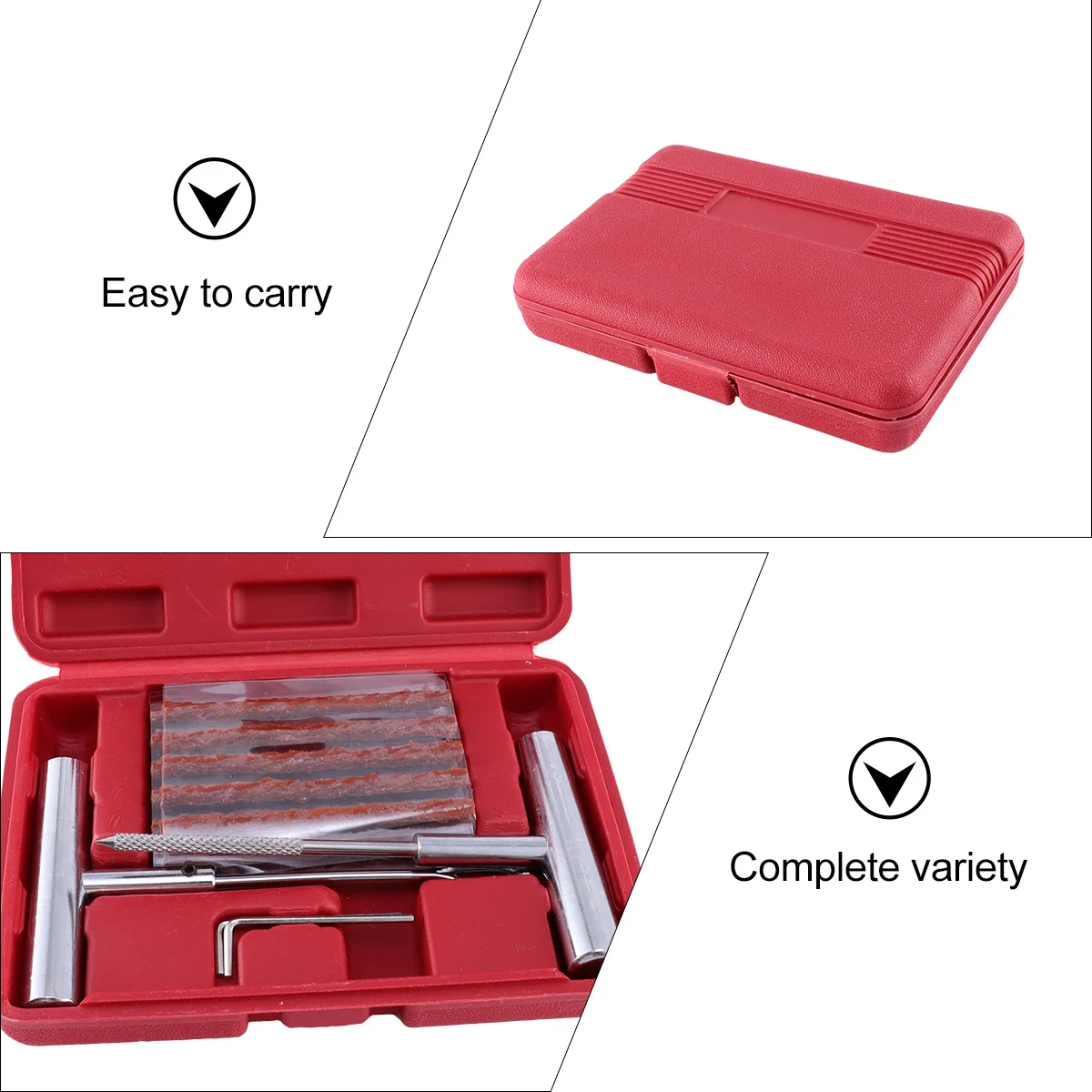 

1Set Tire Repair Tool Ultra-Light Mini Portable Bike Motorcycle Car Multi-Function Cycling Repair Kit Accessory