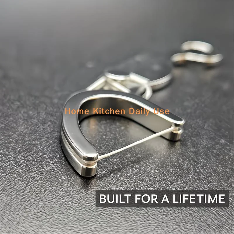 Stainless Steel Dental Floss Holder Reusable Portable Waterproof Durable Teeth Cleaning Accessory for Home Travel Gifting