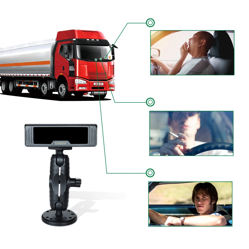 Alerta de monitoramento de driver CareDrive com sistema de condução de fadiga para controle de caminhão