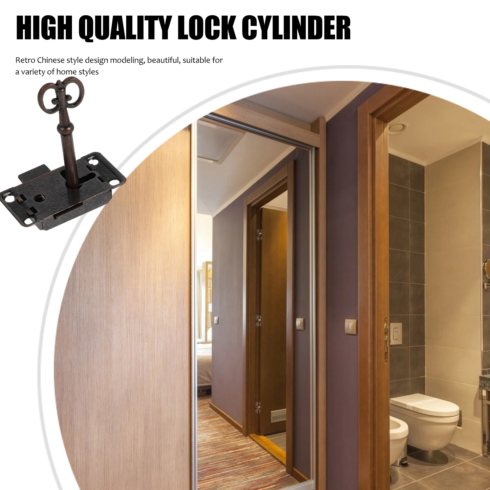 

Locks Vintage Jewelry Box Latches Decorative Furniture Locks Wooden Gift Accessories
