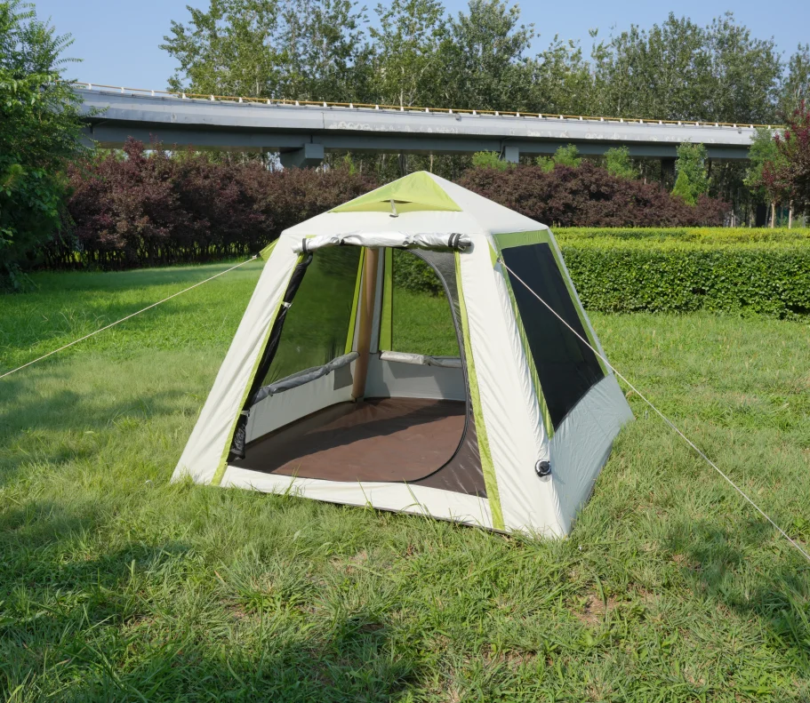 

Luxury Lightweight Compact Inflatable Tent 4 Oxford Fabric Waterproof Windproof Quick Inflate Customizable Size Solo Hiking