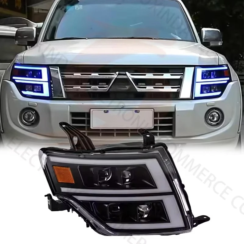 

High-Quality Auto Headlights For Mitsubishi Pajero V93 V87 V97 2009-2021Modified Daytime Running Light 06-21