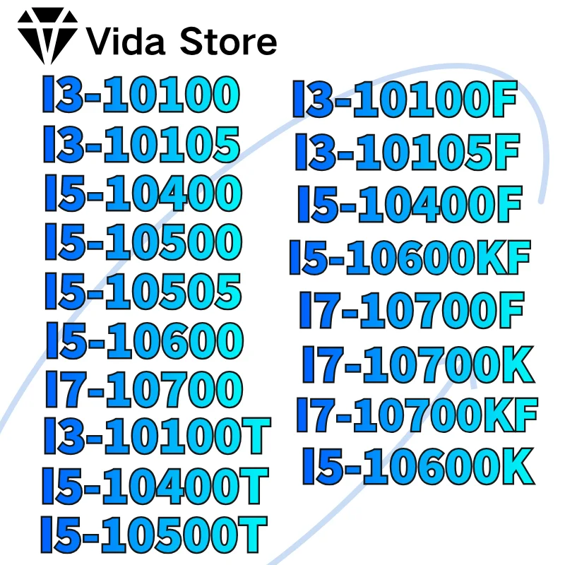 Computer office componentsI5-10505,I5-10600,I7-10700,I3-10100T,I5-10400T,I5-10500T,I3-10100F,I3-10105F ,I5-10400F ,I5-
