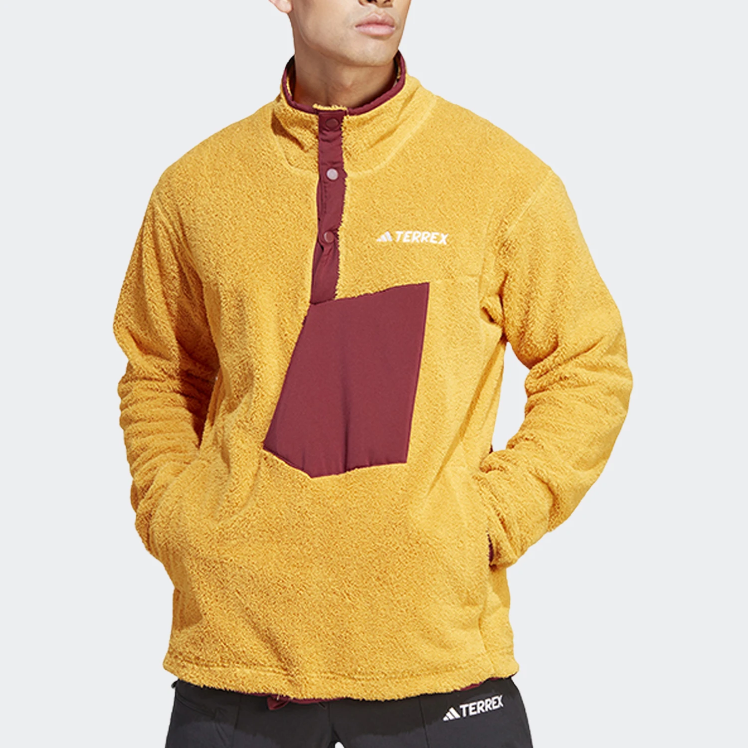 

Adidas genuine Outdoor Men's Half-Zip Fleece Pullover IB1138