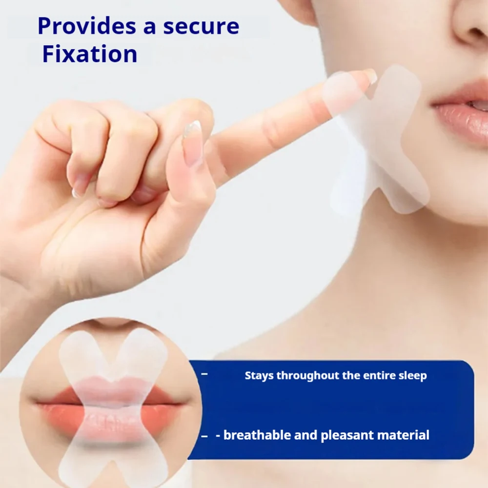 AiQUE 150/300pcs Mouth Tape for Sleeping Anti Snoring Patch Health Care Nasal Sticker Better Breath Snoring Aid Device for Less