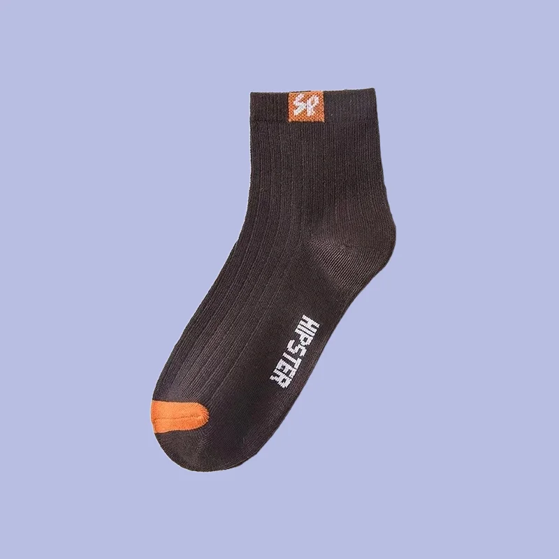 5/10 Paar neue Sommer-Socken für Männer und Frauen in der Mitte der Wade für Paare High-Top-Strümpfe mit atmungsaktiven Herren socken