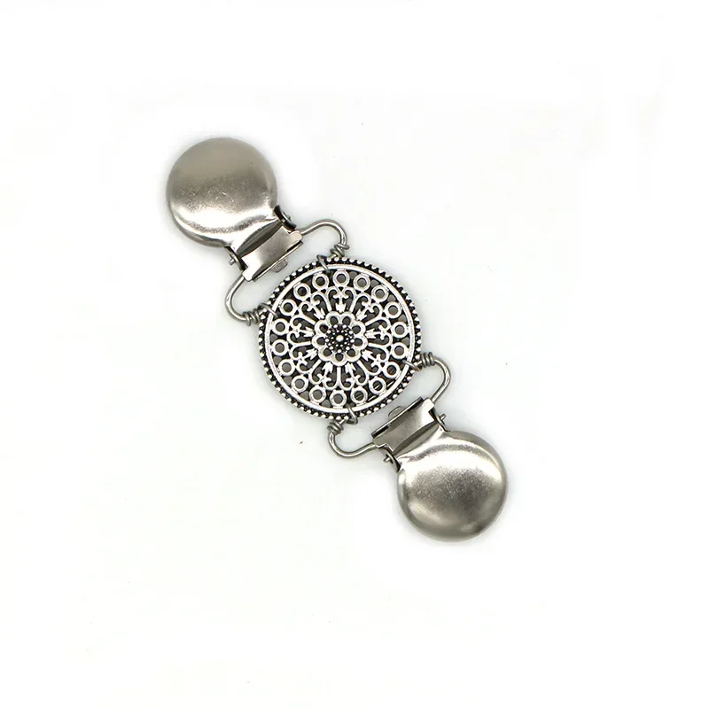 Fashion Sweater Cardigan Clip Duck-mouth Clips Flexible Pin Brooch Shawl Shirt Collar Buckles For Clothing Decor