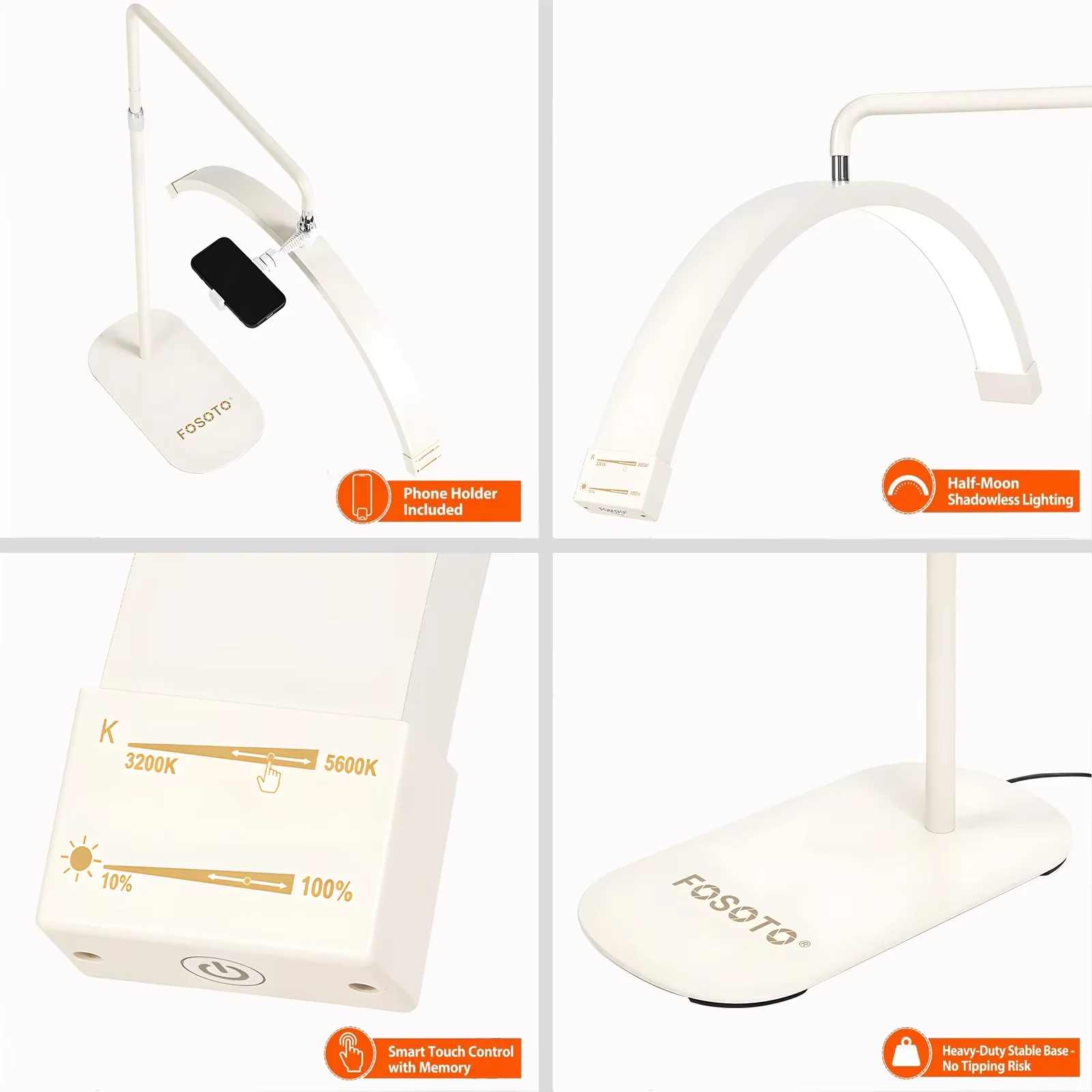 Fosoto Lampu LED Setengah Bula - Eyelash Extension Videos ulasan dan harga
