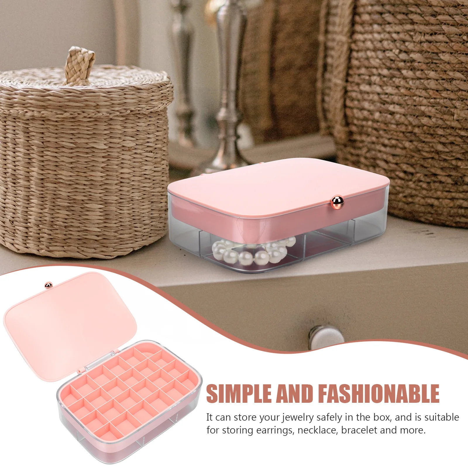 

1 шт. многослойный органайзер для украшений, модный футляр для хранения серег, ожерелий, браслетов, подарок на День матери, Рождество