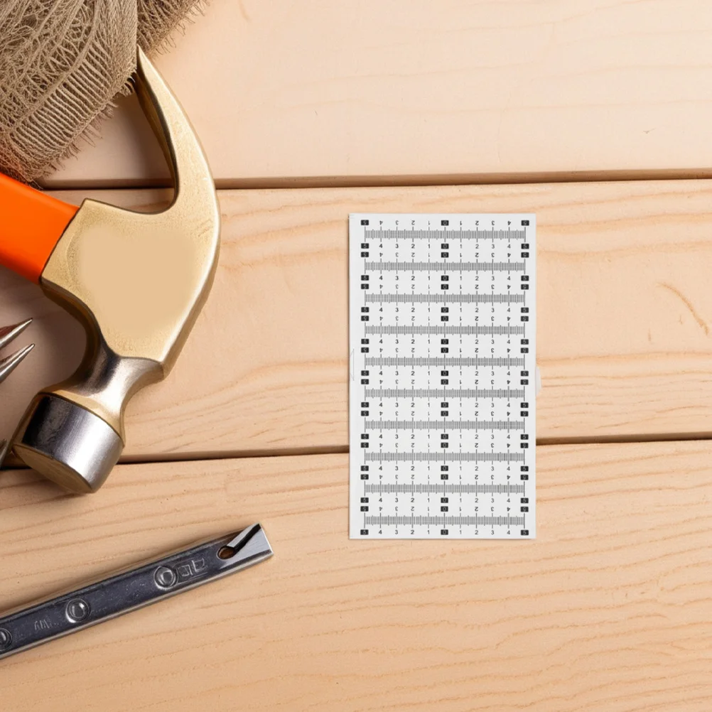 

2 set Self Adhesive Scale Stick Tape Measure For Workbench Woodworking Drafting Table Durable Pvc Peel Stick Ruler Metric Taping