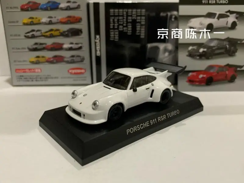 1:64 KYOSHO porsche 911 RSR Turbo martini # 22 # 21 Coche modelo fundido a presión, juguetes para niños, regalo