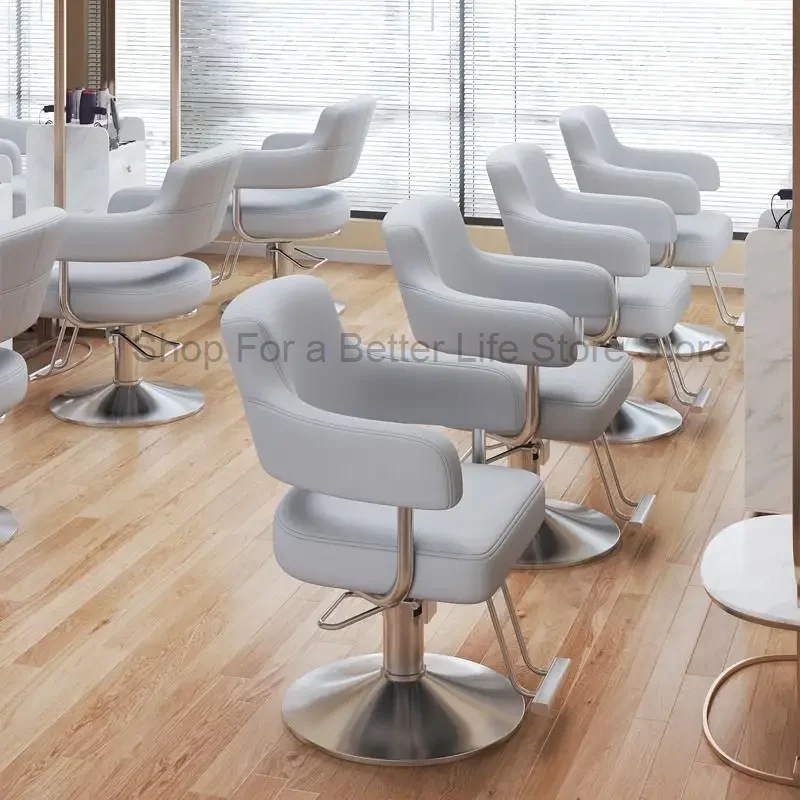 

Hairdressing Bar Shop Barber Chairs Tattoo Professional Chairs Pedicure Nail Kitchen Counter Stools Beauty 네일의자 Furniture AA