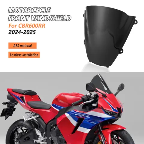 CBR600RR 2025 pare-brise pour Honda CBR 600 RR 2024 CBR 600RR pare-brise moto course écran déflecteur de vent becquet carénage