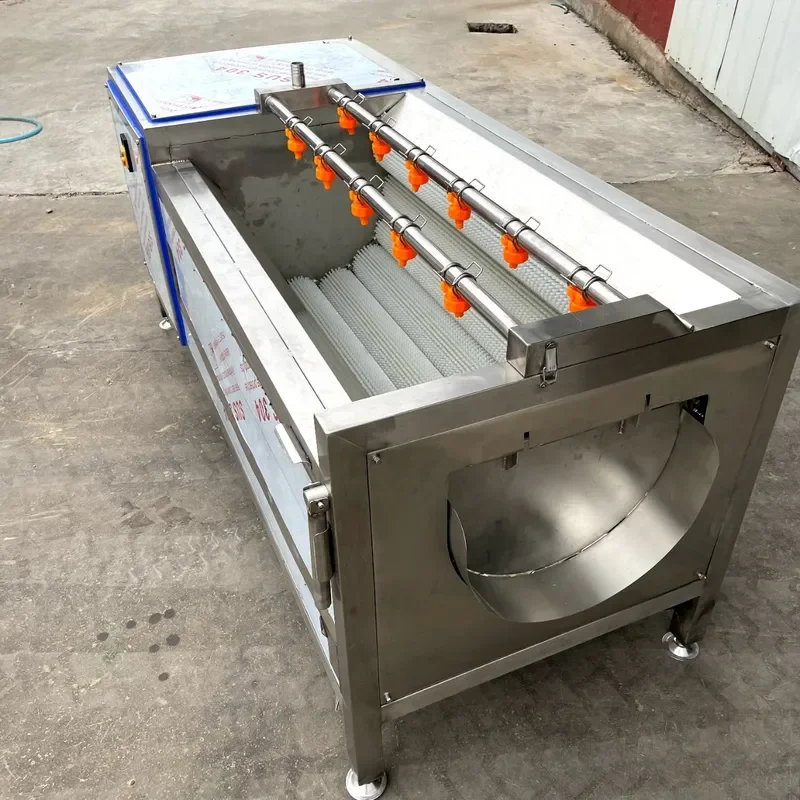 Easy to Use Root Crop Vegetable Washer Low Labor Water Saving Design