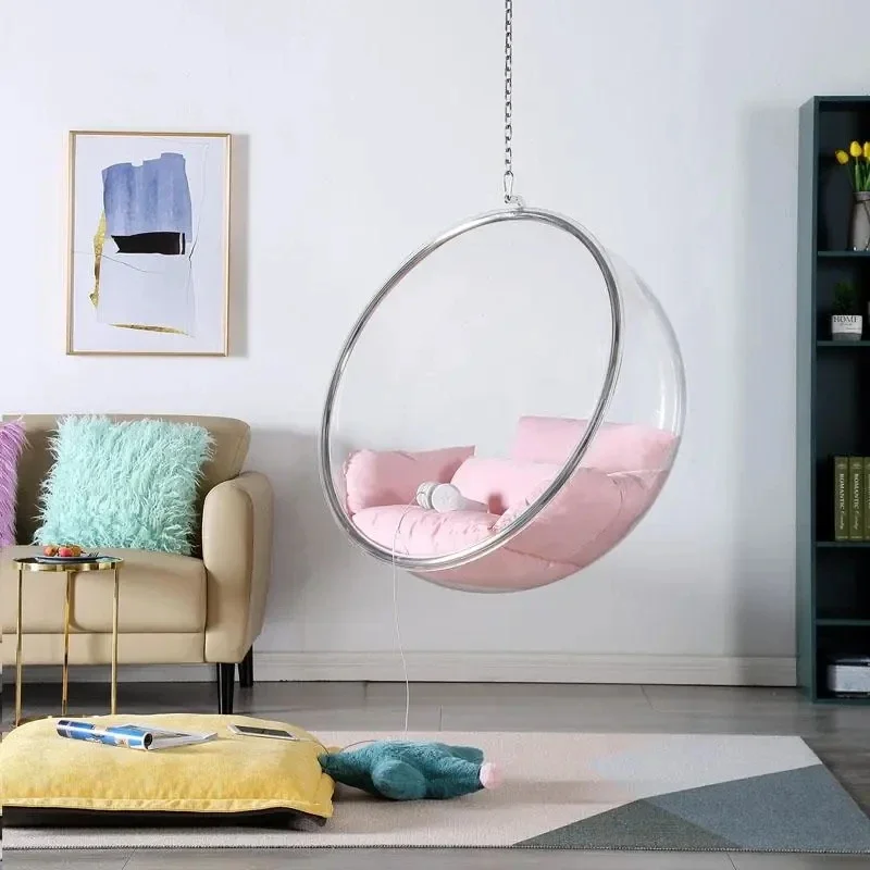 Nordic Outdoor Swing Home Stay, Transparent Bubble Chair, Hanging Glass Ball, Space Chair, Indoor Hanging Basket