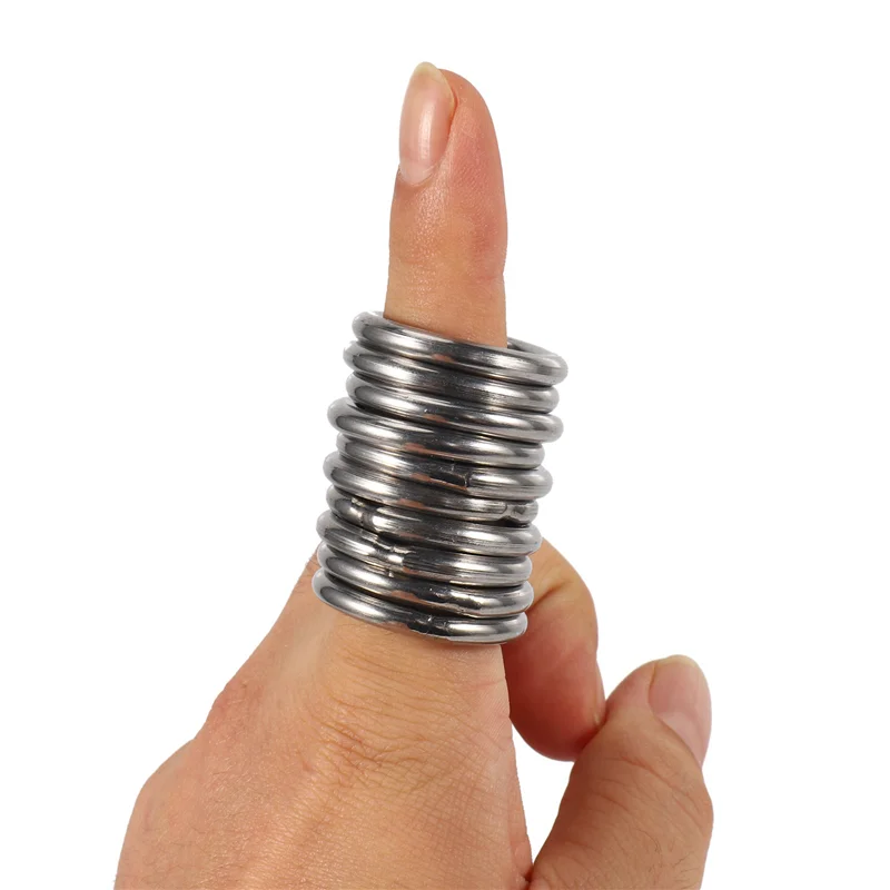 

ABRU-M4 X 30Mm Stainless Steel Strapping Welded Round O Rings 40 Pcs