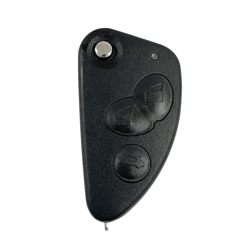 CN 092007 Zamienny zdalny kluczyk samochodowy Combo Flip Fob 3 przyciski z nieobciętym czпом SIP22 433MHZ ID48 do Alfa Romeo 147 156 166 G