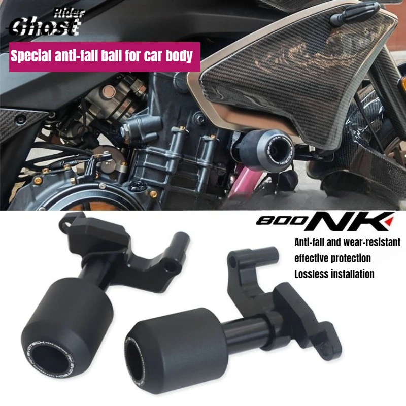 Für CFMOTO 800NK NK800 Motorrad Sturzschutzball Modifizierter Karosserie-Stoßfänger Sturzschutzstange Motorschutzstange Zubehör