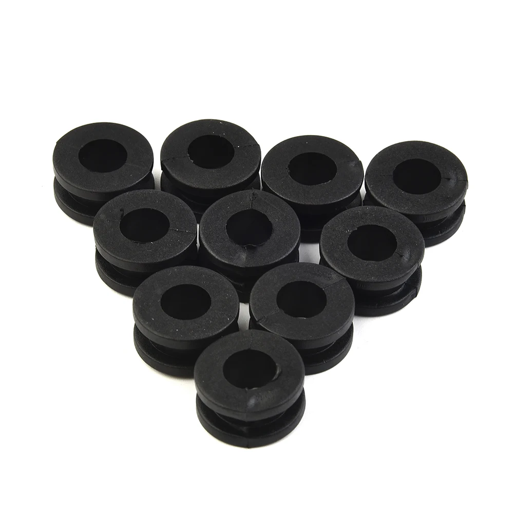 

Cover Fairings Grommets Cowling Pieces Engine ID 9mm Motorcycle Mount Set 10Pcs OD 18.5mm ABS Plastic Replacement Black