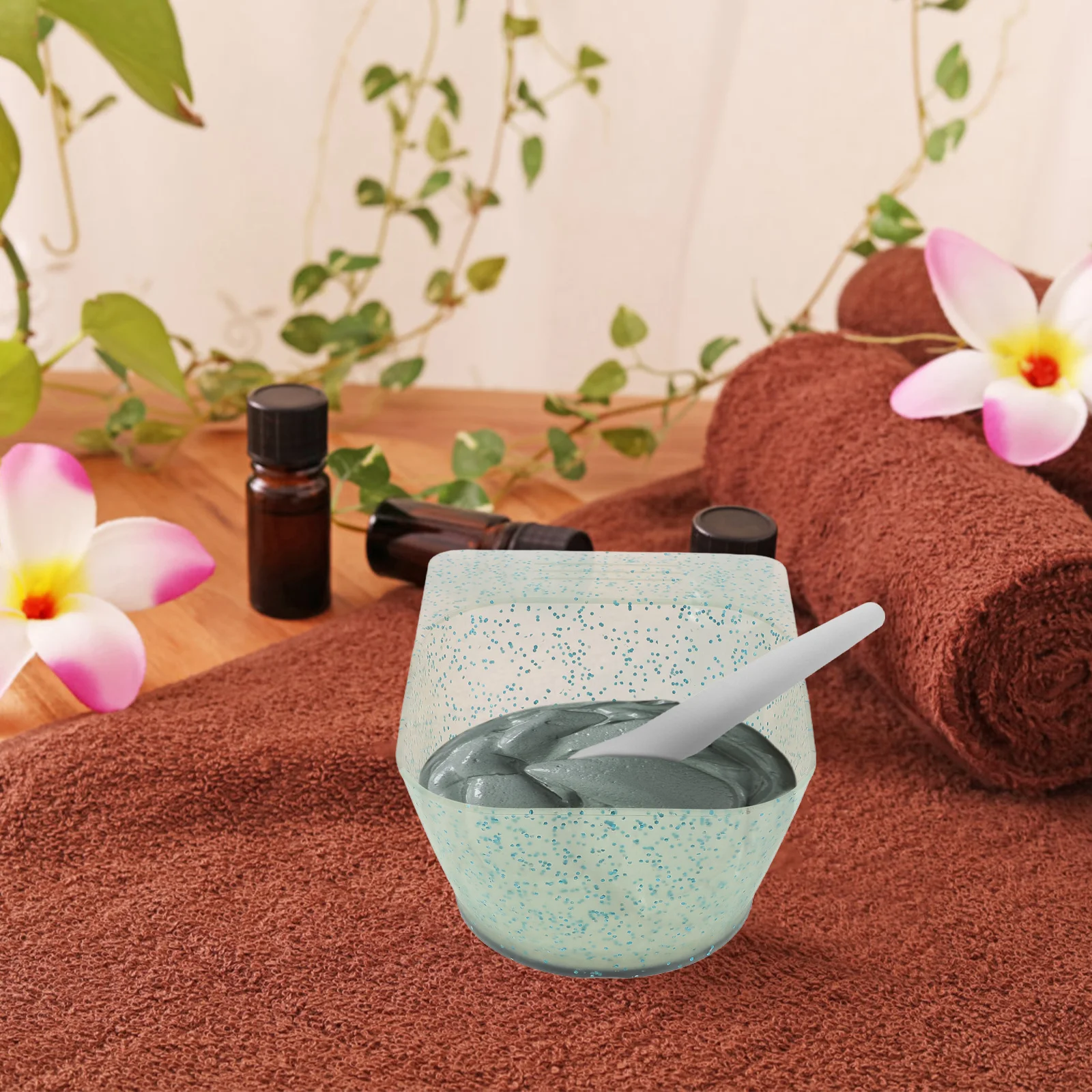 Stylish Hair Color Mixing Bowl for Salon Home DIY Hair Dyeing Tools Set Glitter Design Durable Easy Use Shave Bowl - Image 4