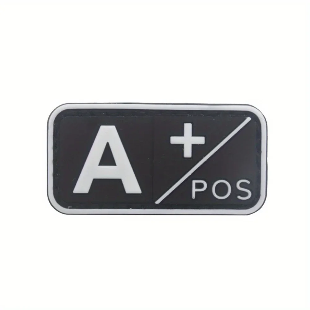 2pcs/set Black White A/B/AB/O Blood Type Positive Negative Vinyl Sticker Waterproof for Car Laptop Phone