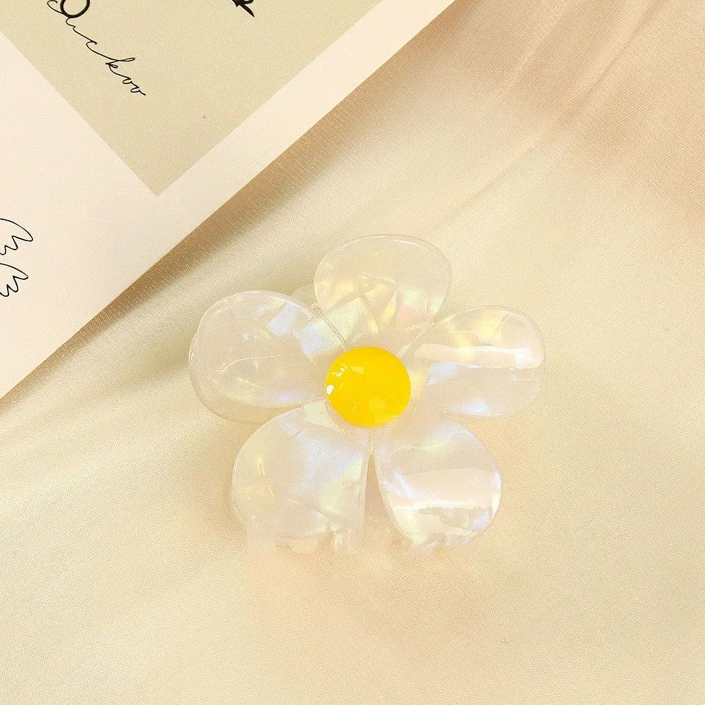 

Sweet Lovely Headwear Shark Clip Women Girls Crab Clip Hair Accessories Korean Style Hair Clip Flower Hair Claw