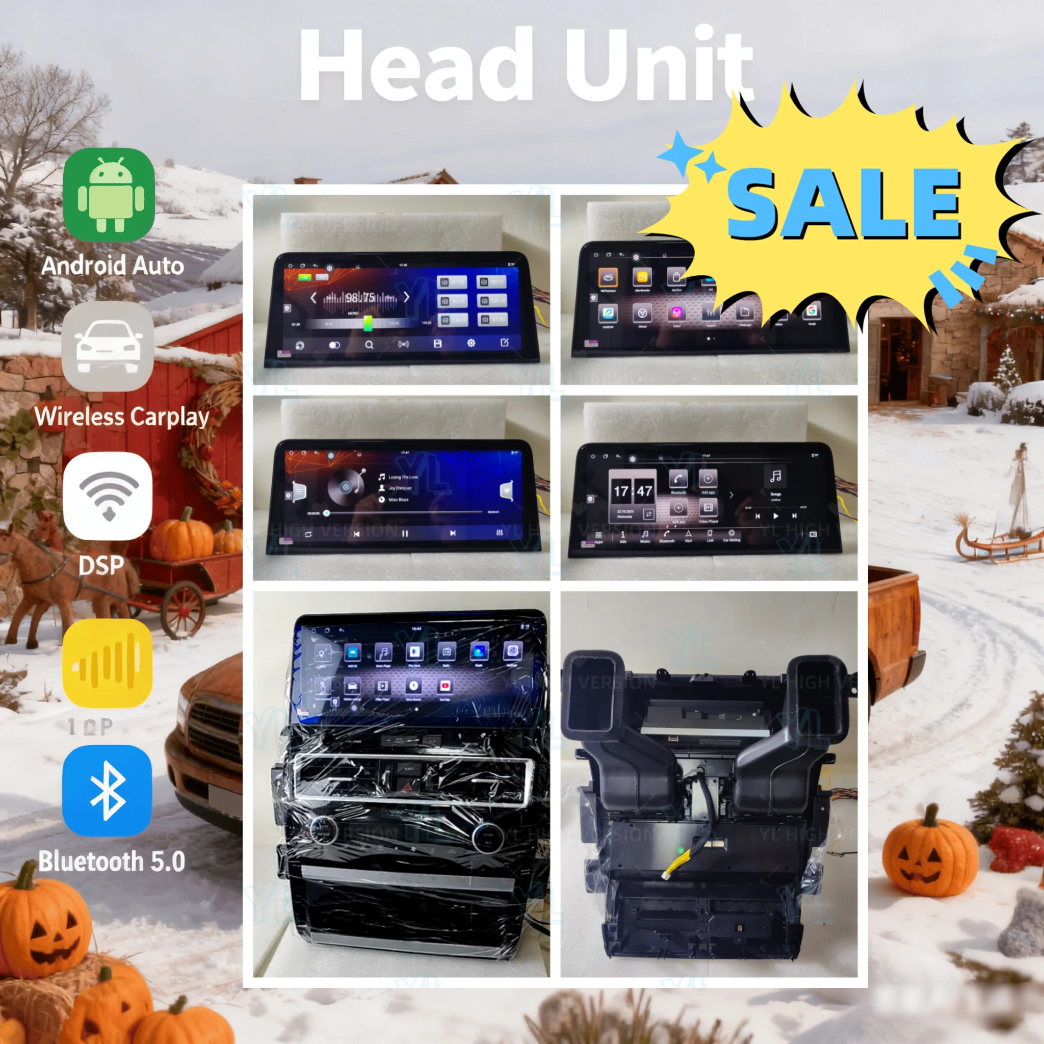 rc Carplay Android 13 Car Radio For Nissan Armada Y62 Patrol 2010-2022 GPS Navigation Bluetooth Multimedia Player HeadUnit 4G BT