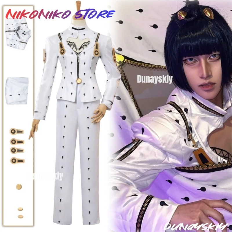 

Newly Bruno Bucciarati Cosplay Costume Halloween Christmas Role Playing Party Comic Exhibition Game Anime
